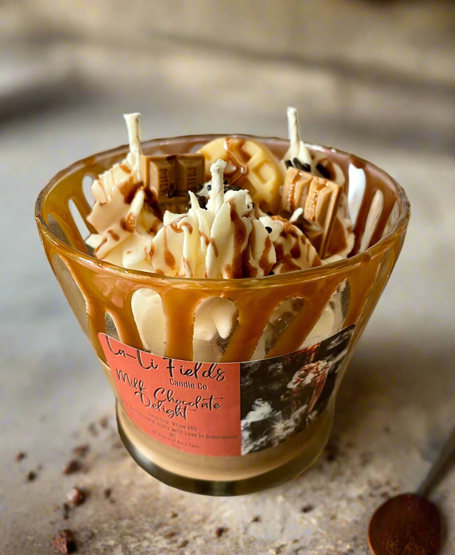 Milk Chocolate Delight Dessert Candle