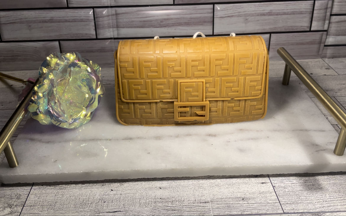 Designer Décor Candle #7 FF Purse