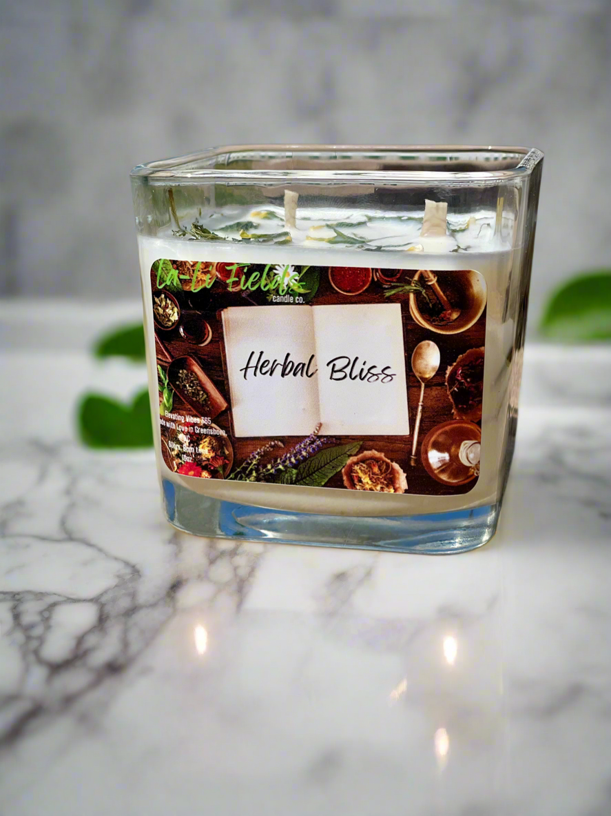 Herbal Bliss Aromatherapy Soy Candle