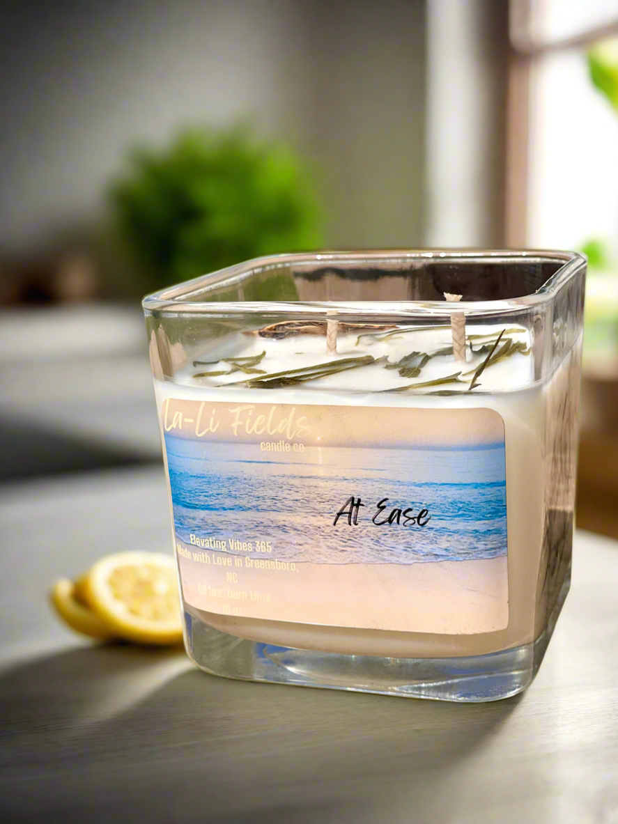 At Ease- Aromatherapy Soy Candle