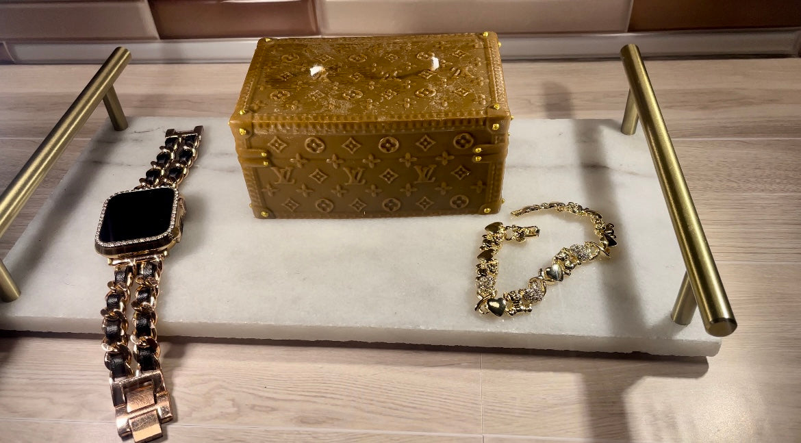 Designer Décor Candle #8 LV Trunk