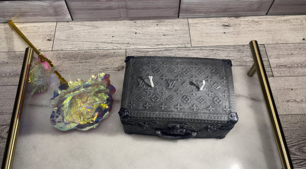 Designer Décor Candle #8 LV Trunk