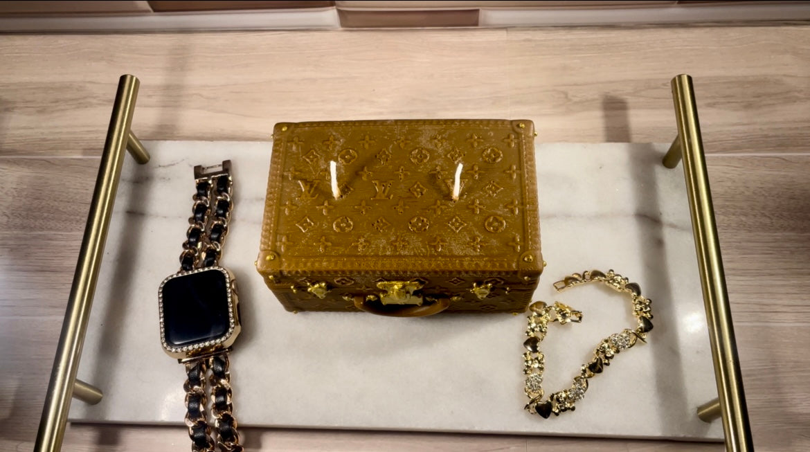 Designer Décor Candle #8 LV Trunk
