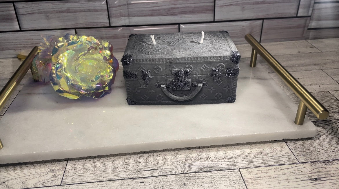 Designer Décor Candle #8 LV Trunk