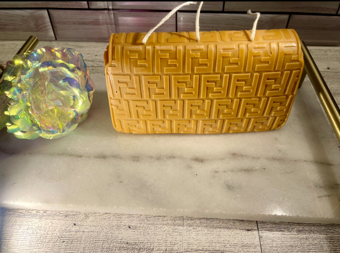 Designer Décor Candle #7 FF Purse
