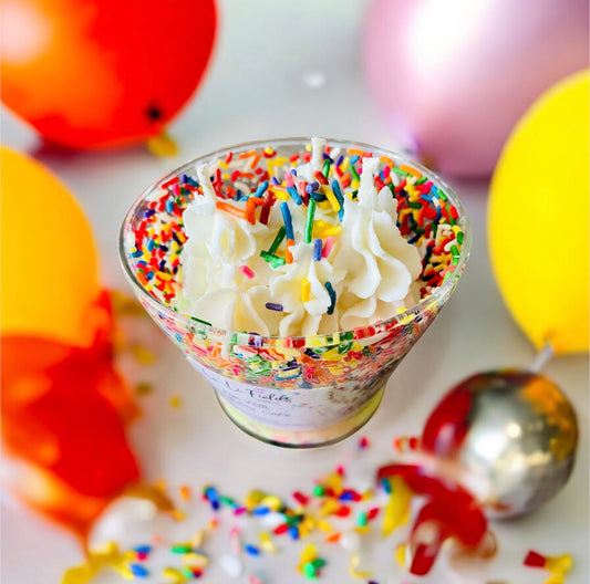 Fun Fetti Birthday Cake Dessert Candle