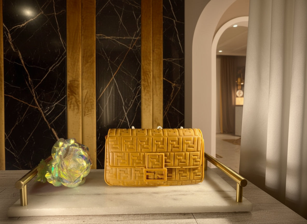 Designer Décor Candle #7 FF Purse