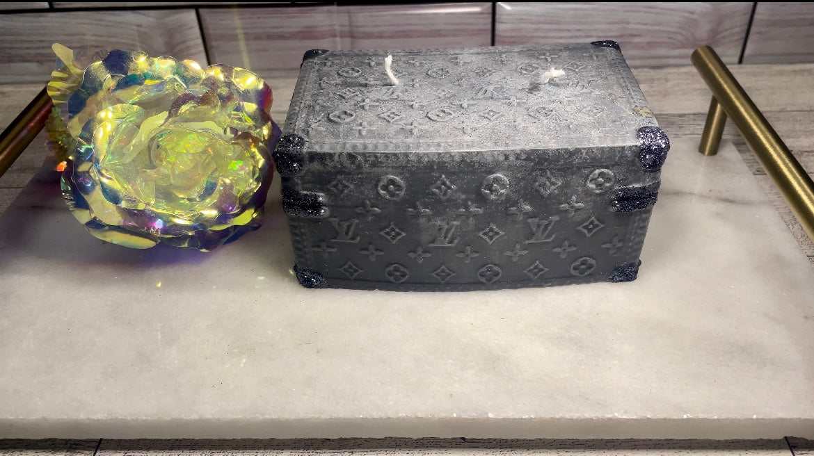 Designer Décor Candle #8 LV Trunk
