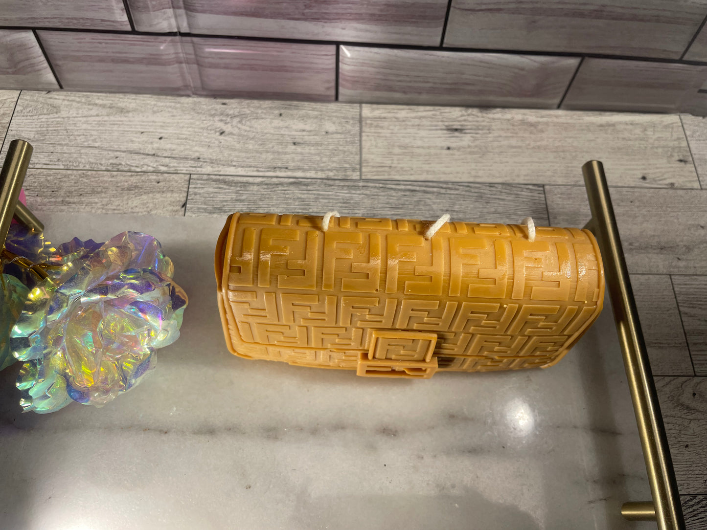 Designer Décor Candle #7 FF Purse
