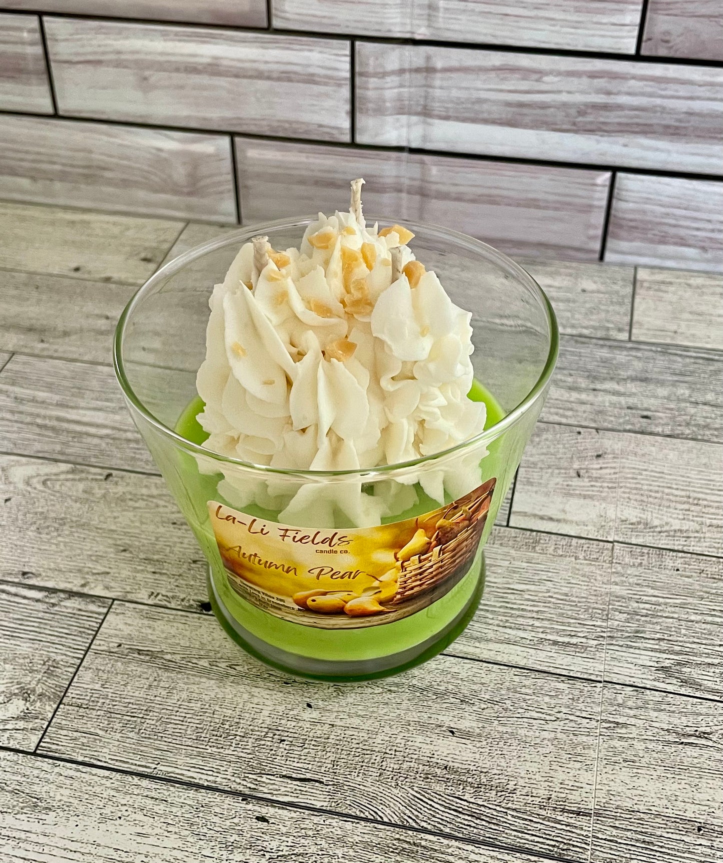 Autumn Pear Dessert Candle