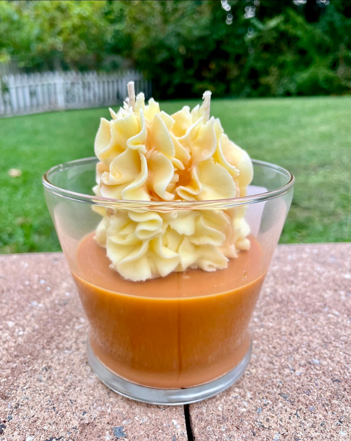 Golden Honey Harvest Dessert Candle