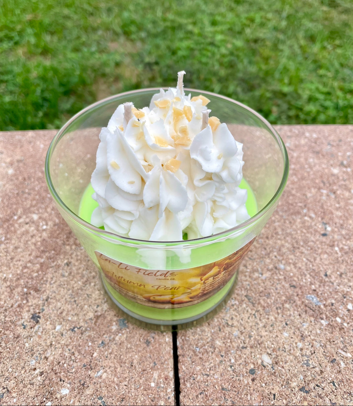 Autumn Pear Dessert Candle