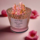 Pink Golden Sugar Dessert Candle
