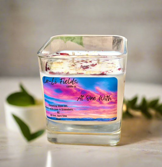 At One With- Aromatherapy Soy Candle