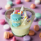 Macaroons Dessert Candle