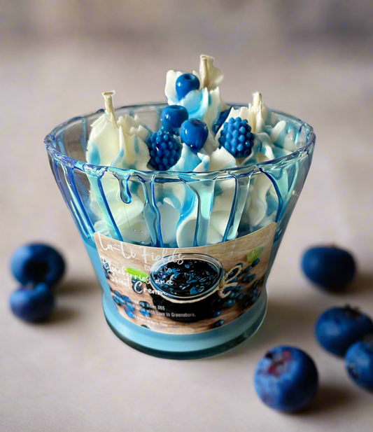 Blueberries N Sweet Cream Dessert Candle