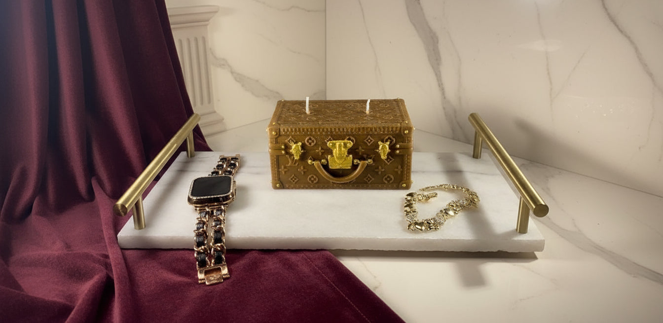 Designer Décor Candle #8 LV Trunk