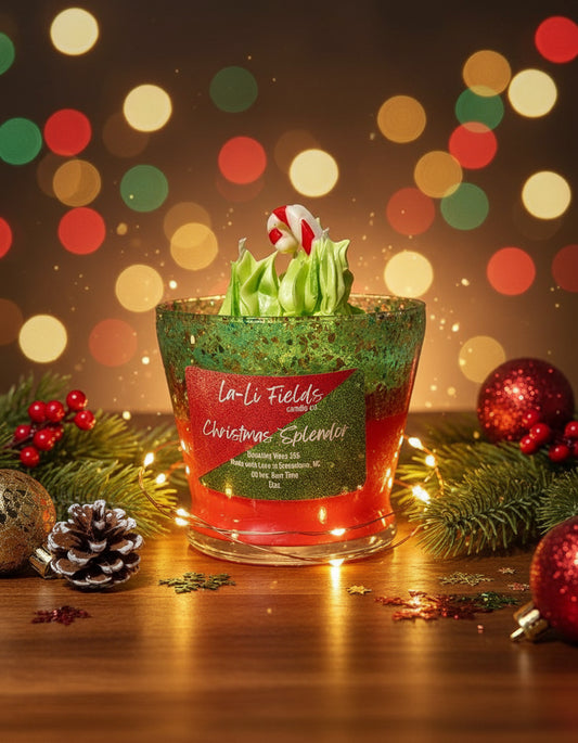 Christmas Splendor Dessert Candle