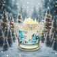 Winter Sugar Wonderland Dessert Candle