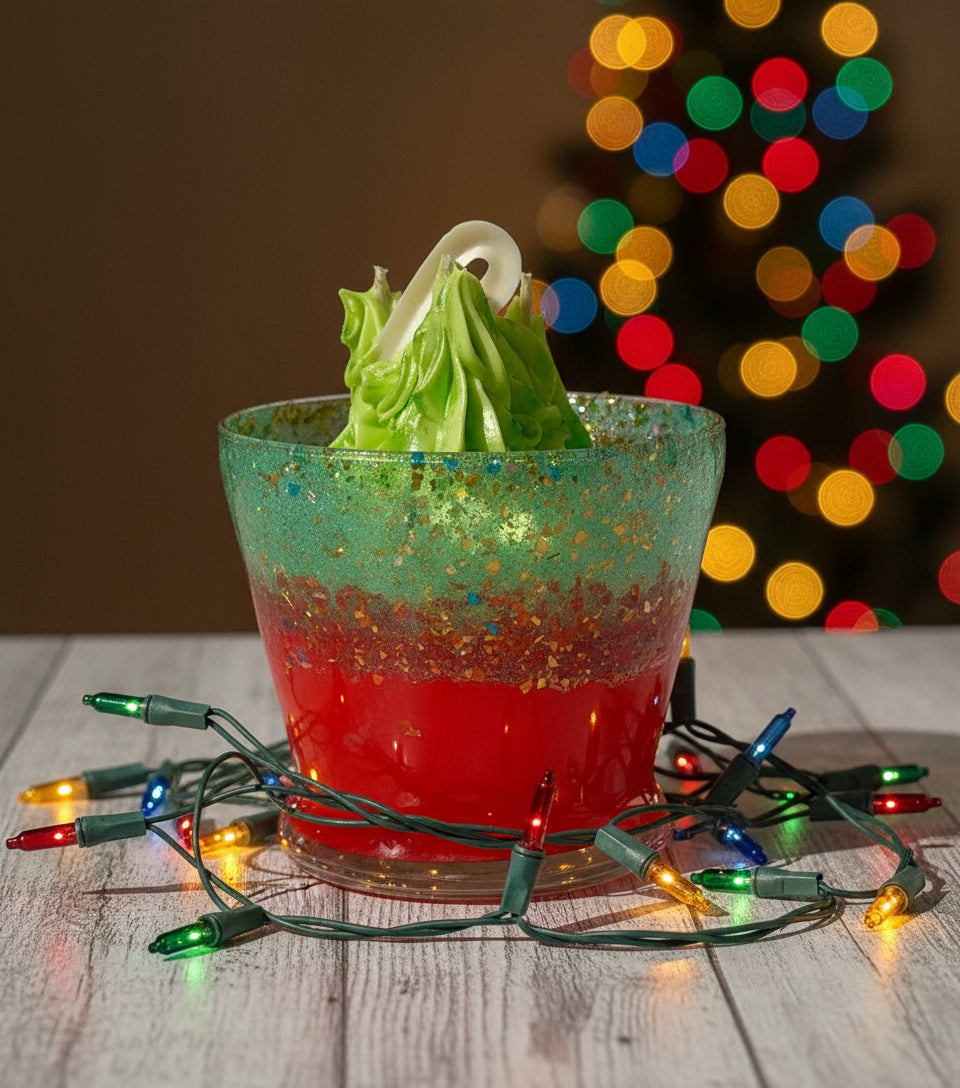 Christmas Splendor Dessert Candle