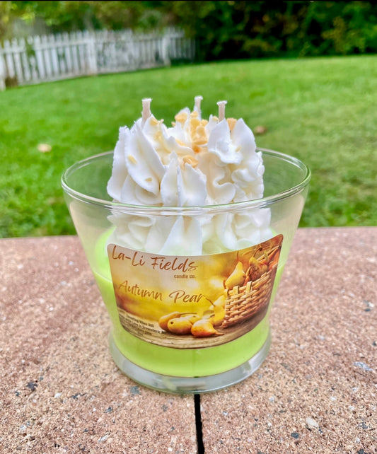 Autumn Pear Dessert Candle