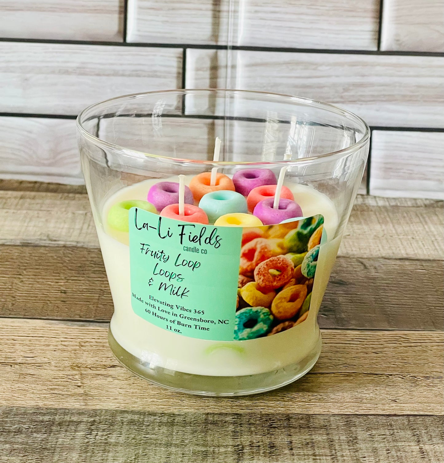 Fruity Loop Loops Dessert Candle