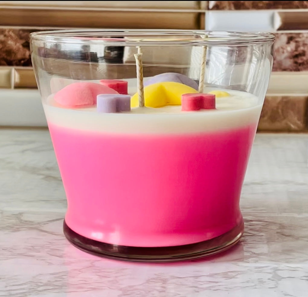 Sweet Tart Sweet Heart Dessert Candle