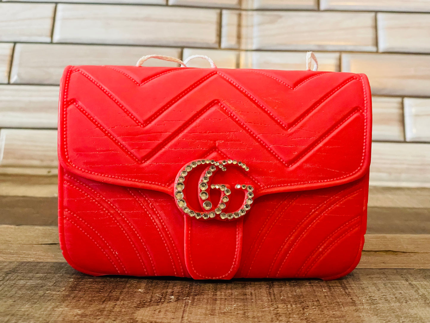 Designer Décor Candle #4 GG Purse